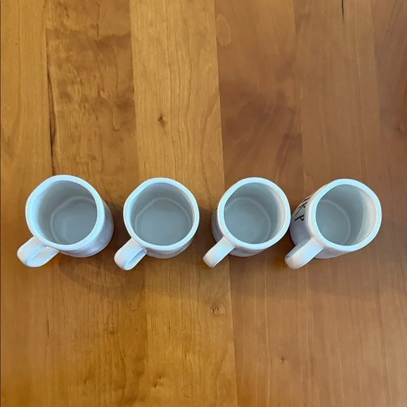 ✨ Rae Dunn Mini Espresso Mug Set – SIP • GULP • DRINK • SLURP (Set of 4) - Picture 5 of 9